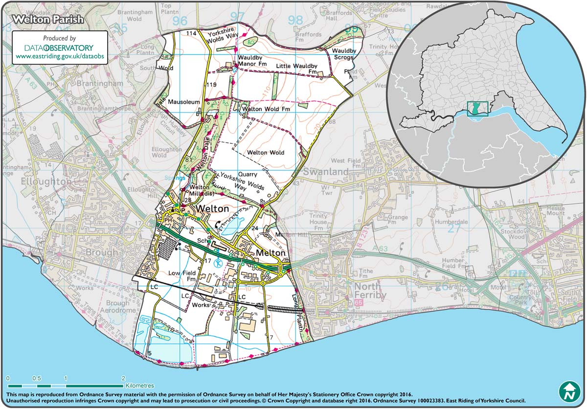 Welton Parish map